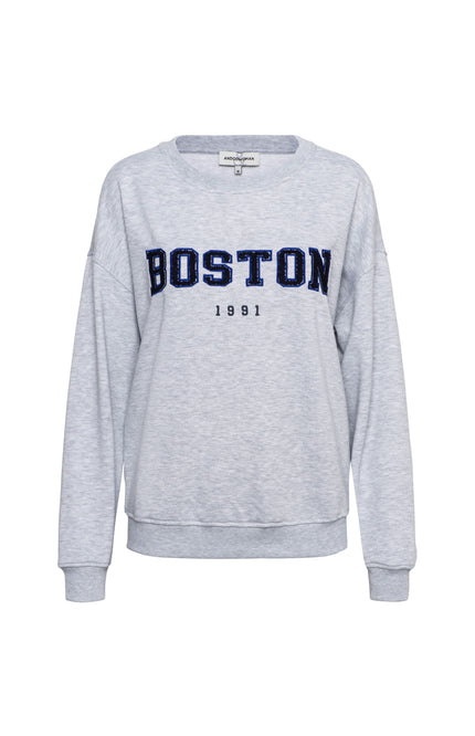 Trui Boston Grey Melange SW125