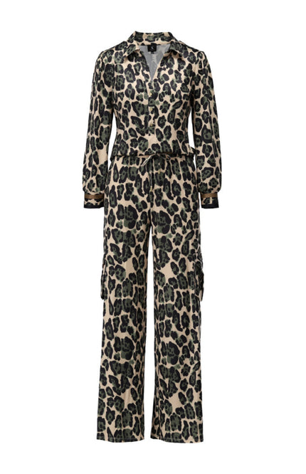 Jumpsuit Met Luipaard Design B110-P014
