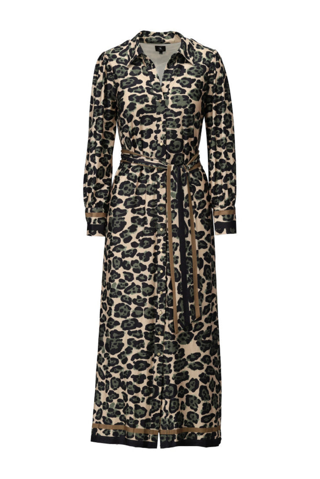Jurk Met Luipaard Design B112-P014