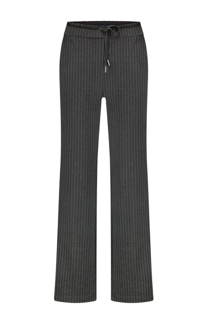 Broek Colette Punta Pinstripe Sporty Grey Melange SRB4722 L32