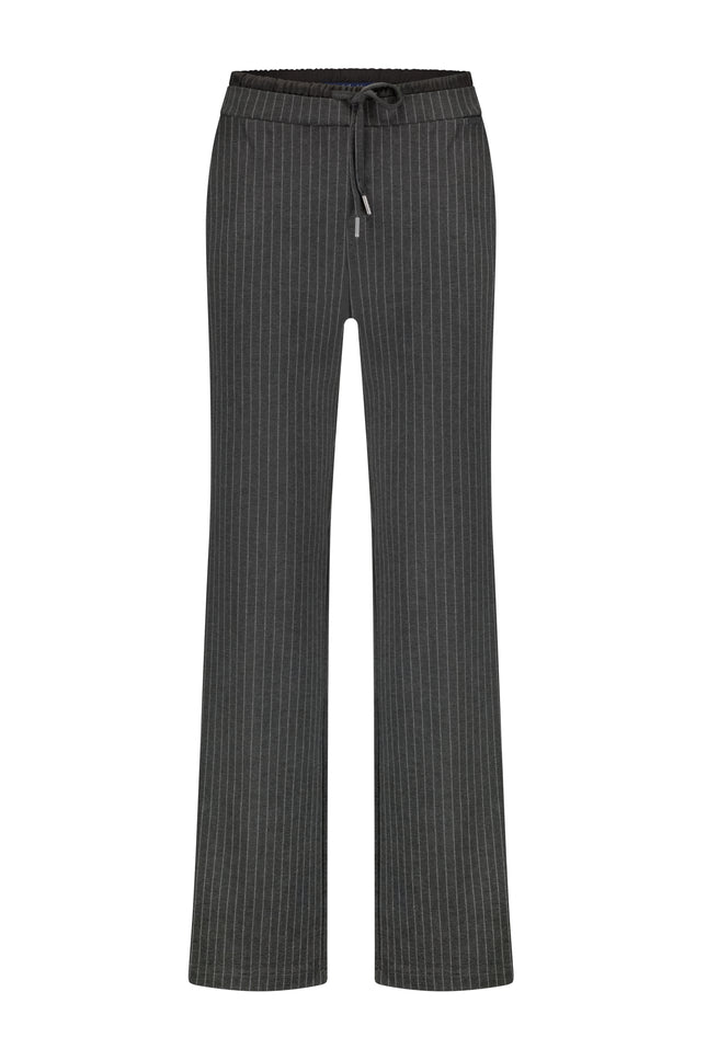 Broek Colette Punta Pinstripe Sporty Grey Melange SRB4722 L32