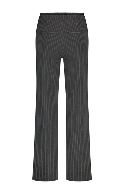 Broek Colette Punta Pinstripe Sporty Grey Melange SRB4722 L32