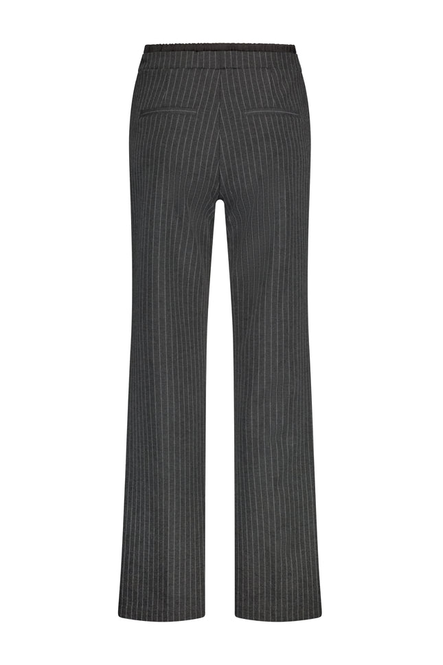 Broek Colette Punta Pinstripe Sporty Grey Melange SRB4722 L32