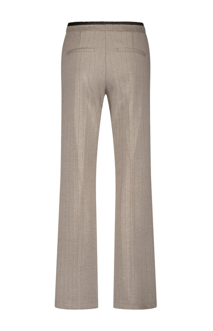 Broek Colette Punta Pinstripe Sporty Warm Taupe SRB4722 L32