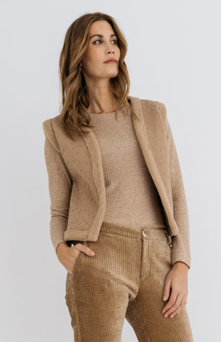 Gilet Paul Dark Sand