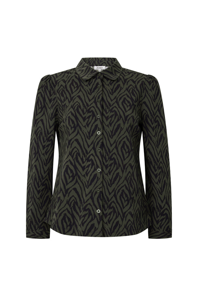 Travel Blouse Jasmine Army Navy 254