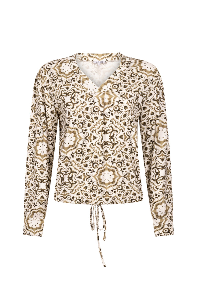 Blouse Tessa Offwhite Army 254