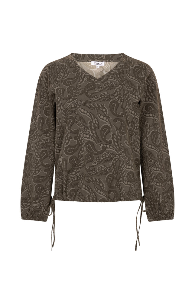 Travel Blouse Lizet Army 254