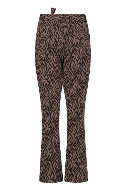 Travel Broek Marceline Mocha Navy 254