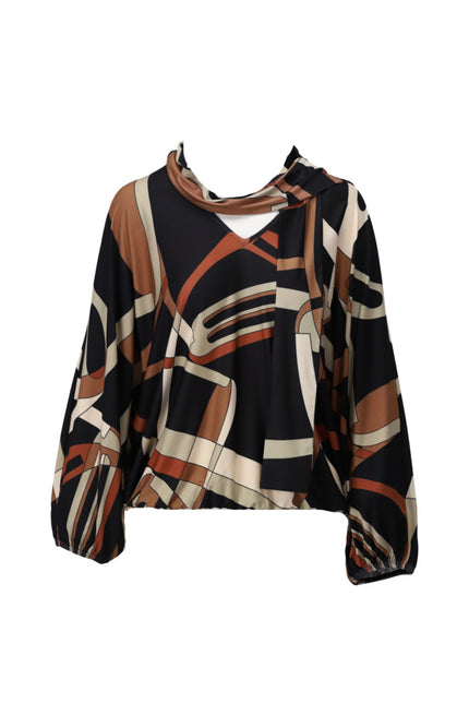 Top V-hals Met Design B338-P048
