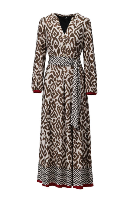 Jurk Maxi Met Design B343-P054