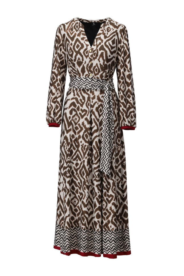 Jurk Maxi Met Design B343-P054