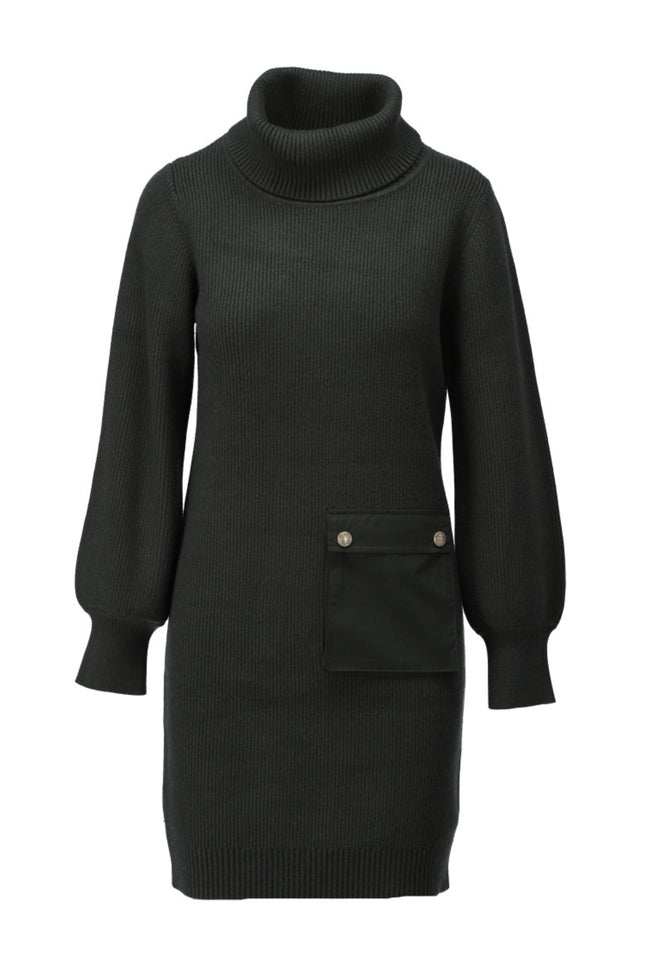 Jurk Met Rolkraag & Zakje Climbing Ivy B843