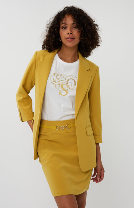 Blazer Turn Up City Golden Olive F25.10501