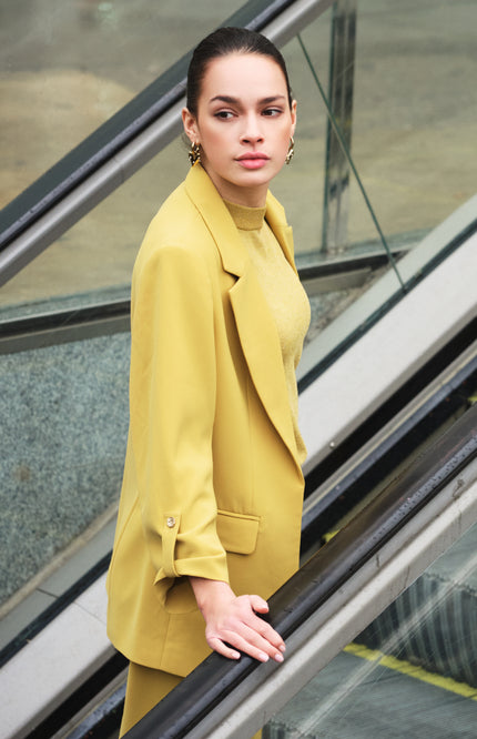 Blazer Turn Up City Golden Olive F25.10501