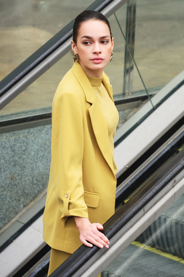 Blazer Turn Up City Golden Olive F25.10501