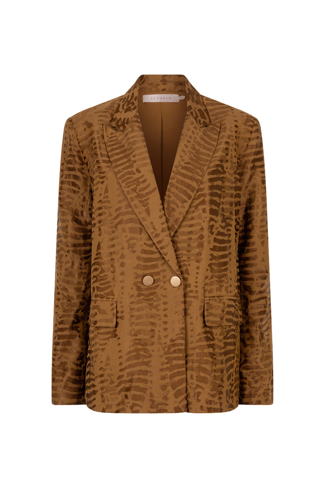 Blazer Animal Jacquard Olive F25.04505