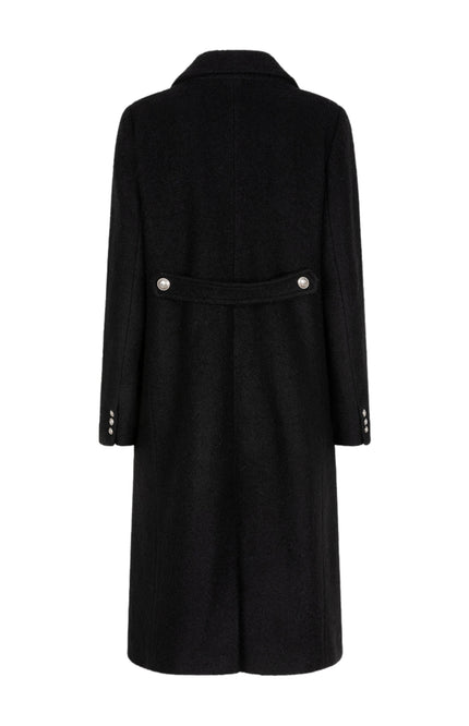 Jas Double Breasted Boucle Black F25.37510