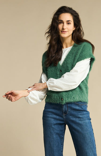 Vest Fuzzy Pine SRB4672