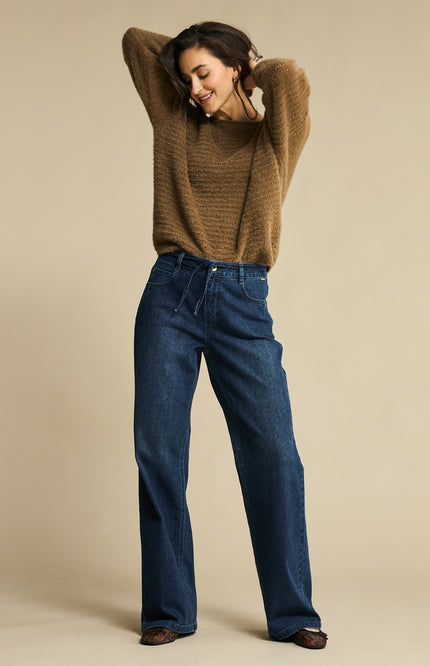 Broek Colette Denim Sparkle Dark Blue SRB4598 L32