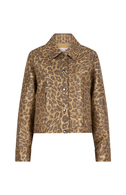 Jacket Leopard Golden Olive F25.19513