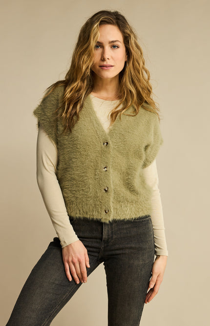 Vest Fuzzy Olive SRB4672
