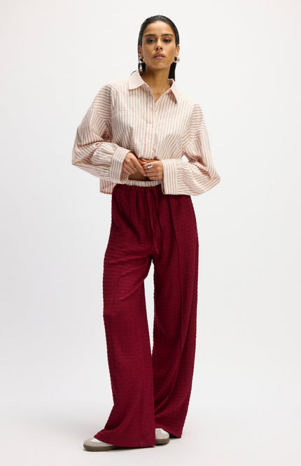 Refined Department Broek Mara Bordeaux R2509158745 Stretchshop.nl