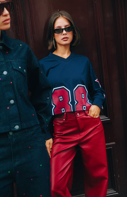 Top Ulla Navy R2509810759