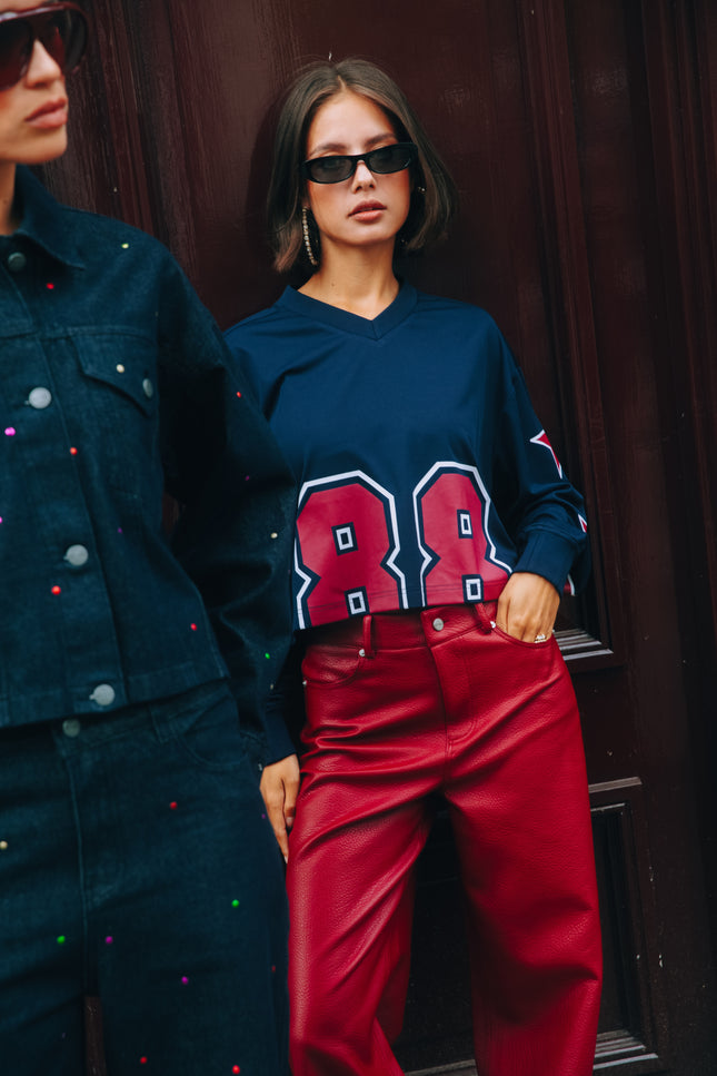 Top Ulla Navy R2509810759