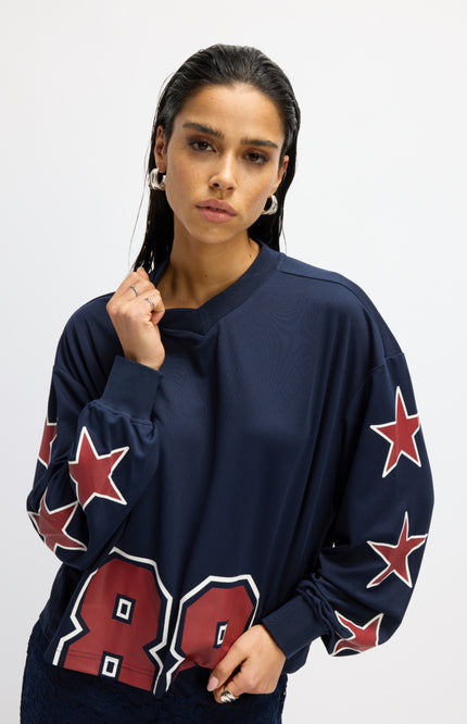 Top Ulla Navy R2509810759