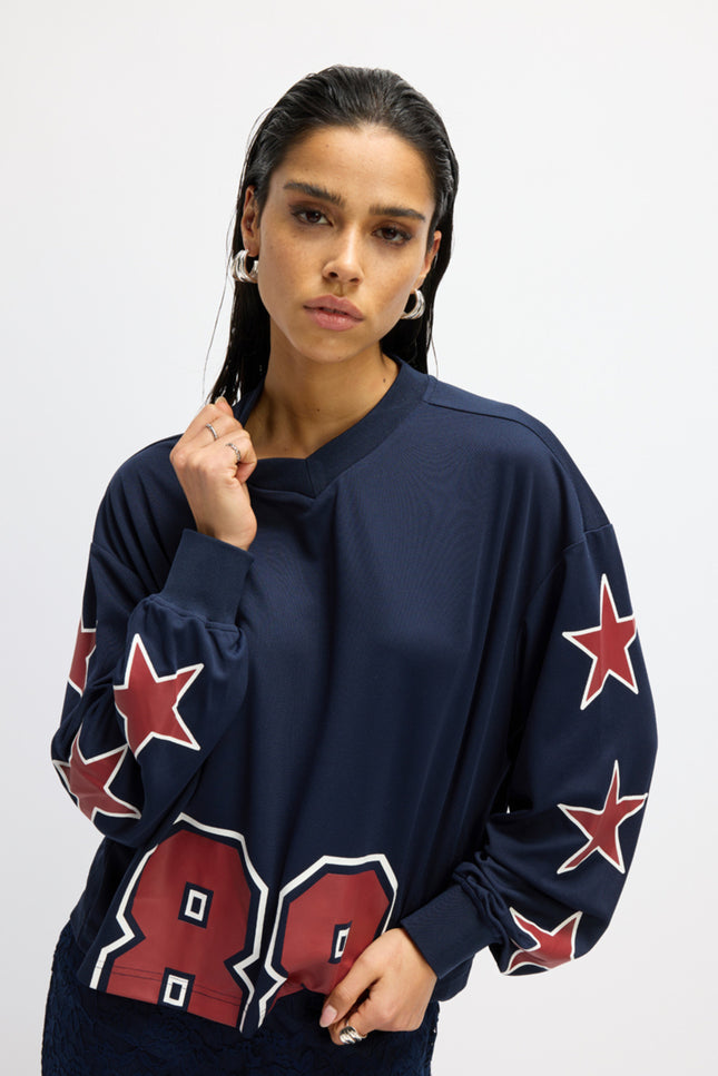 Top Ulla Navy R2509810759