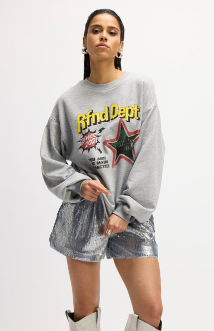 Sweater Jayne Grey Melange R2509823780