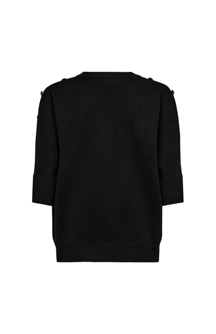 Freequent Trui Fqani Black 206784 Stretchshop.nl