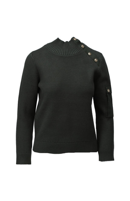 Trui Kraag Met Knopen En Zakje Climbing Ivy B841