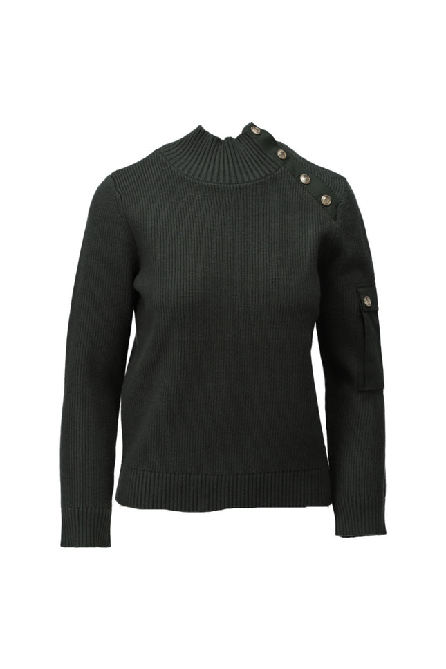 Trui Kraag Met Knopen En Zakje Climbing Ivy B841