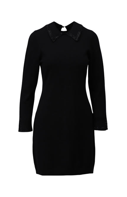 Jurk Met Strass Black B852