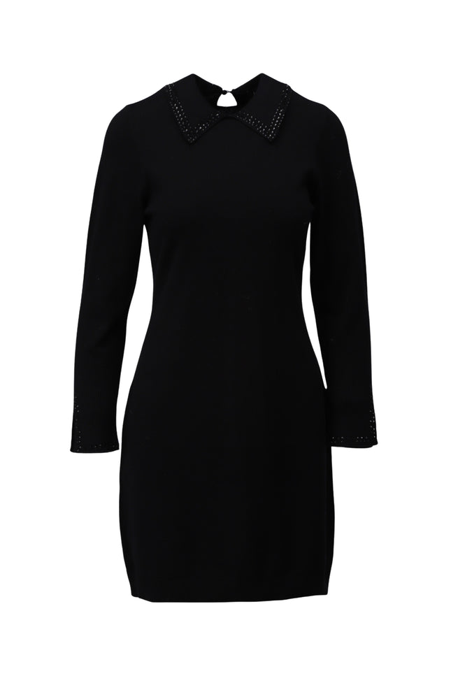 Jurk Met Strass Black B852