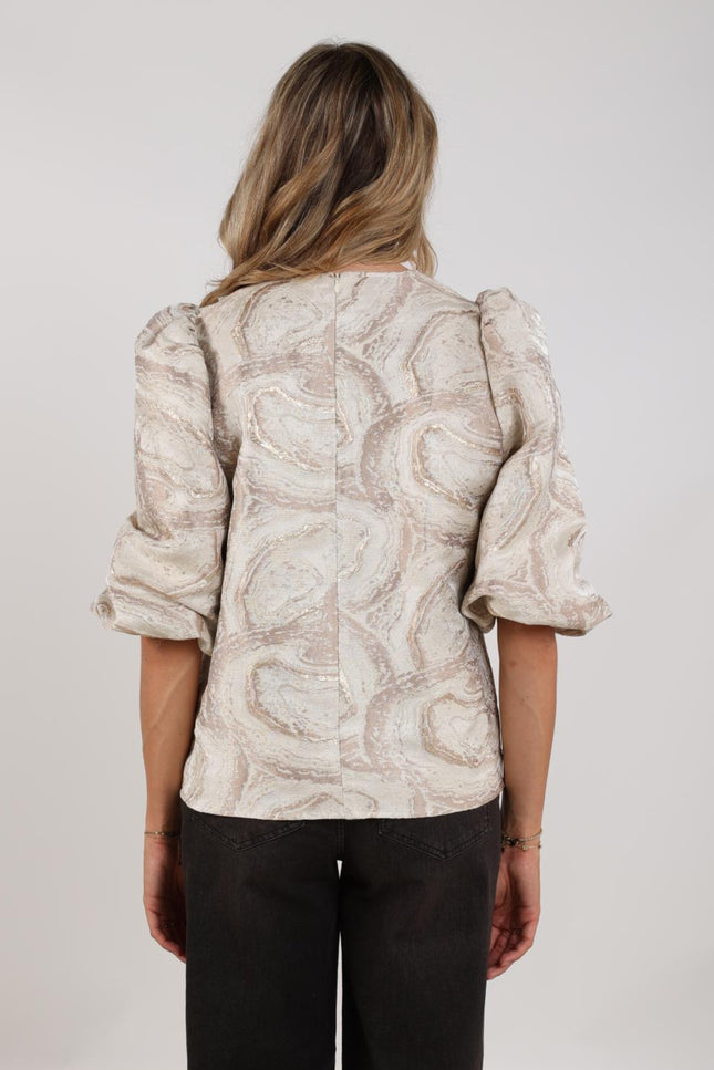 Top Mirthe Offwhite Fango NKF01013