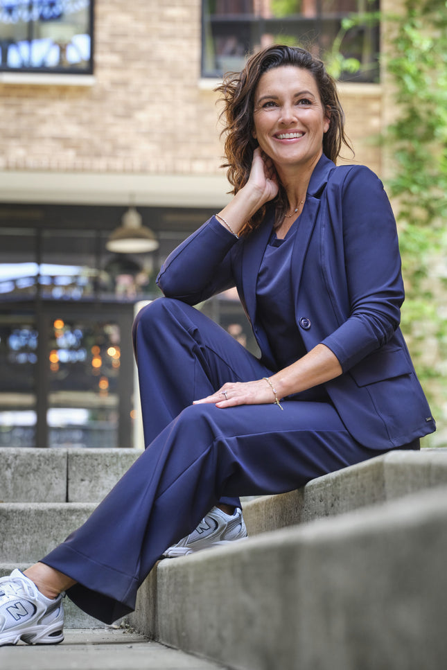 Bonded Travel Blazer Navy 202646