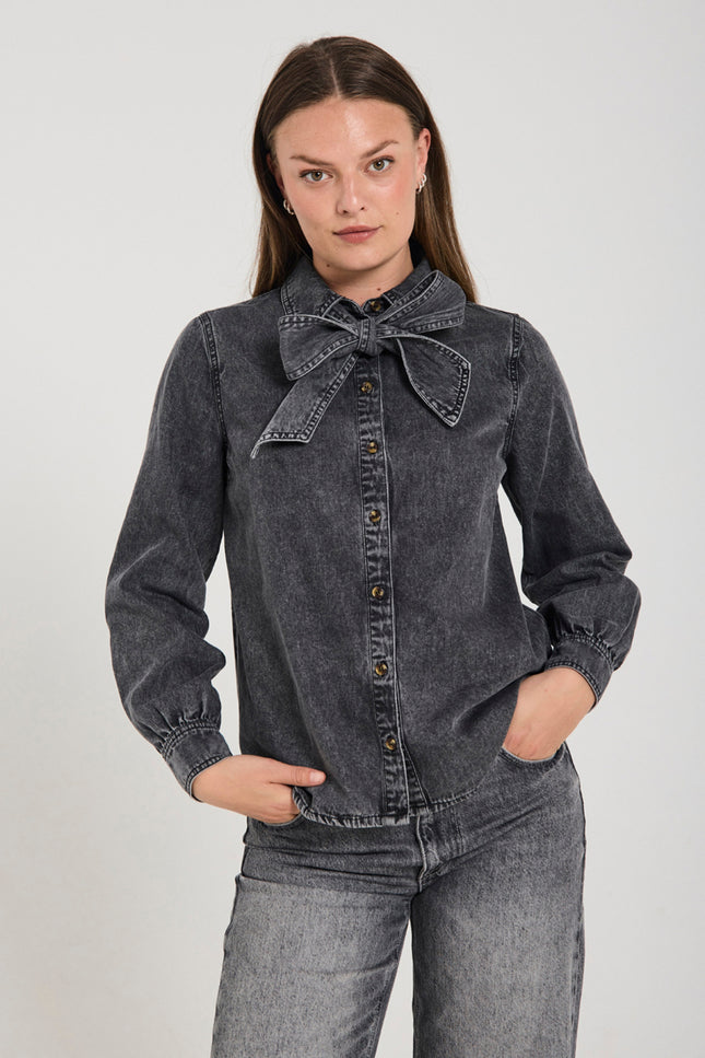 Blouse Fqlisea Vintage Grey Denim 206690