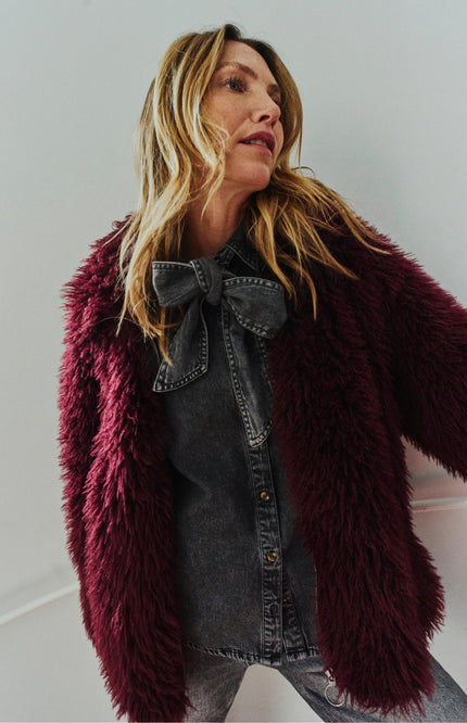 Blouse Fqlisea Vintage Grey Denim 206690