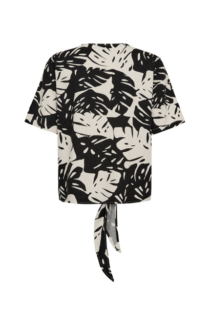 Freequent Blouse Fqlavisco Moonbeam Black 206781 Stretchshop.nl