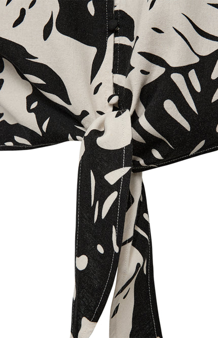 Freequent Blouse Fqlavisco Moonbeam Black 206781 Stretchshop.nl