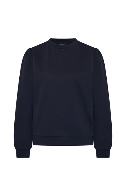 Mi Piace Top Sweat Dark Blue 2020020 Stretchshop.nl