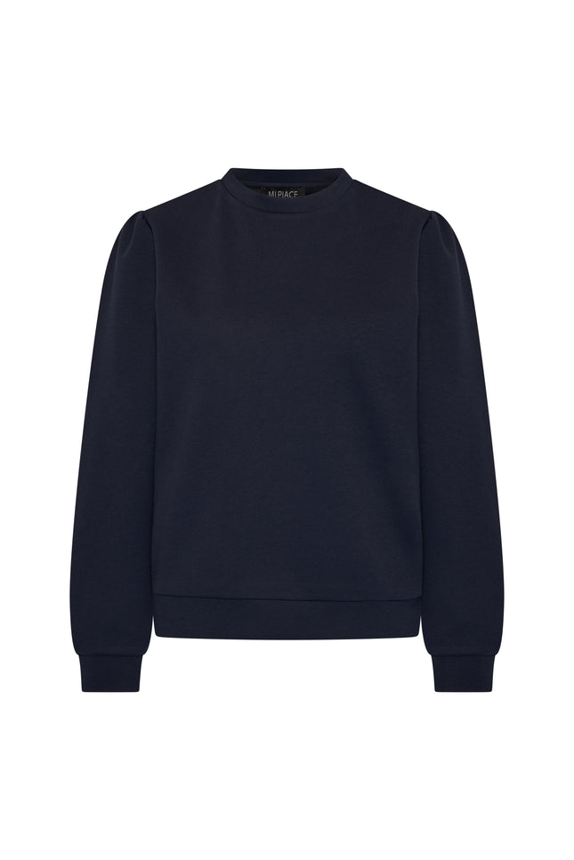 Mi Piace Top Sweat Dark Blue 2020020 Stretchshop.nl