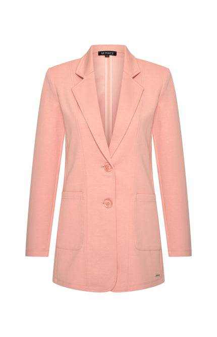 Mi Piace Blazer Sweat Mellow Rose 2020021 Stretchshop.nl