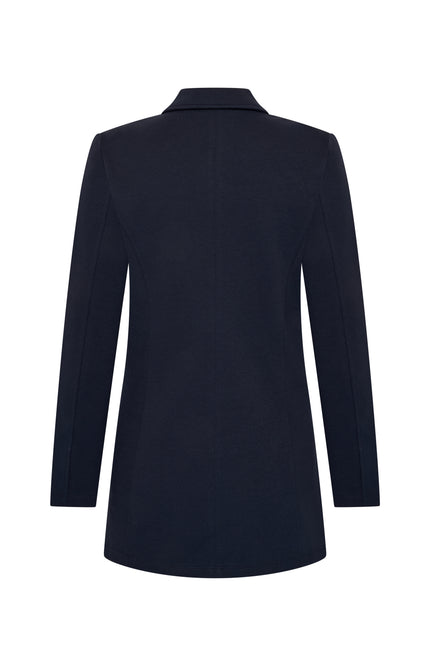 Mi Piace Blazer Sweat Dark Blue 2020021 Stretchshop.nl