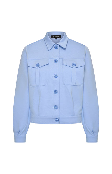 Mi Piace Jacket Sweat Lavender Blue 2020022 Stretchshop.nl
