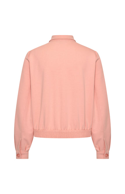 Mi Piace Jacket Sweat Mellow Rose 2020022 Stretchshop.nl