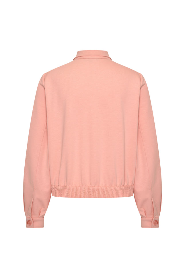 Mi Piace Jacket Sweat Mellow Rose 2020022 Stretchshop.nl